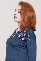 Plus Size Tryckt Tunika