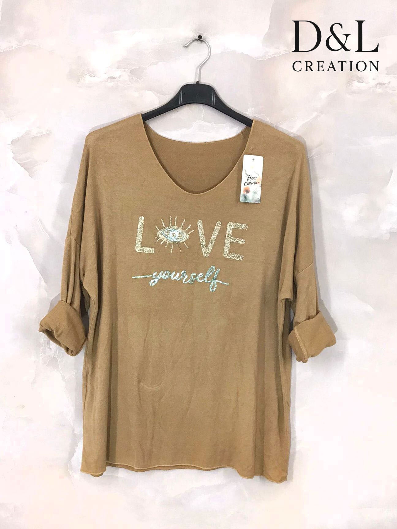 Plus Size Love Yourself Tunic