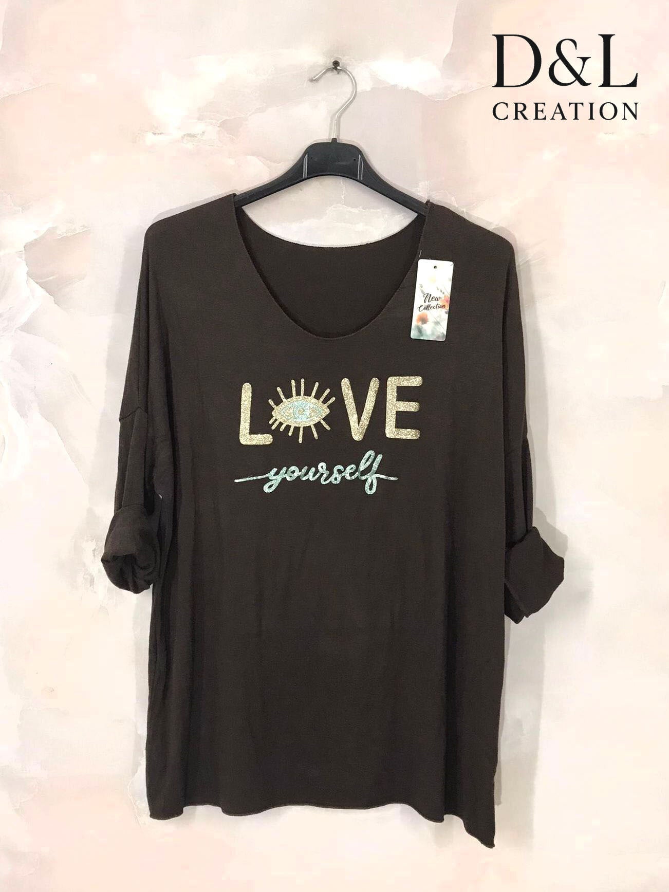 Plus Size Love Yourself Tunic