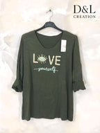 Plus Size Love Yourself Tunic
