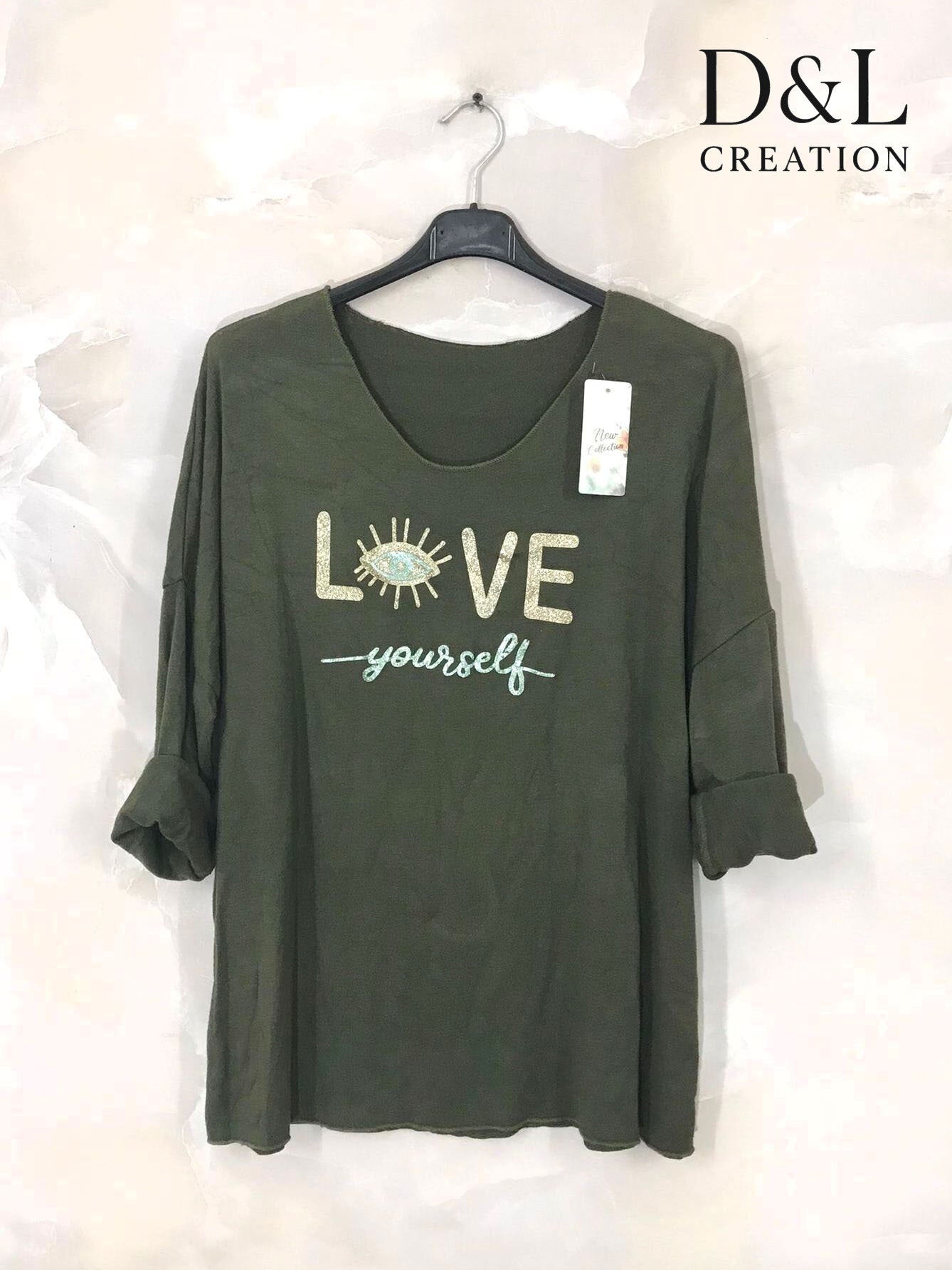 Plus Size Love Yourself Tunic