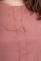 Plus Size Kortärmad Tunika i Lyocell T38 till T50