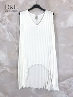 Plus Size Plowed tunic short neck in front of T38 at T60