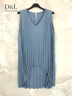 Plus Size Plowed tunic short neck in front of T38 at T60