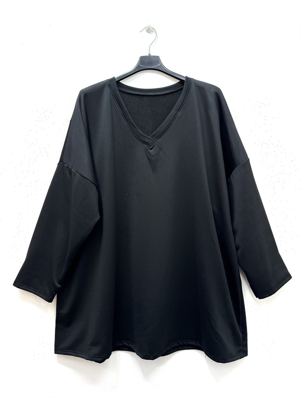 Plus Size Mixed Jersey Cotton Tunic/Sweat