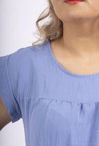 Plus Size Slingerklänning i 70% Lin