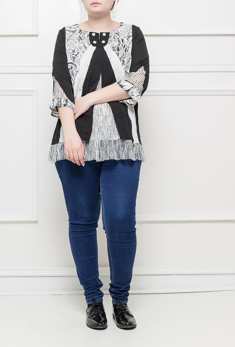 Plus Size Ruffle Tunic