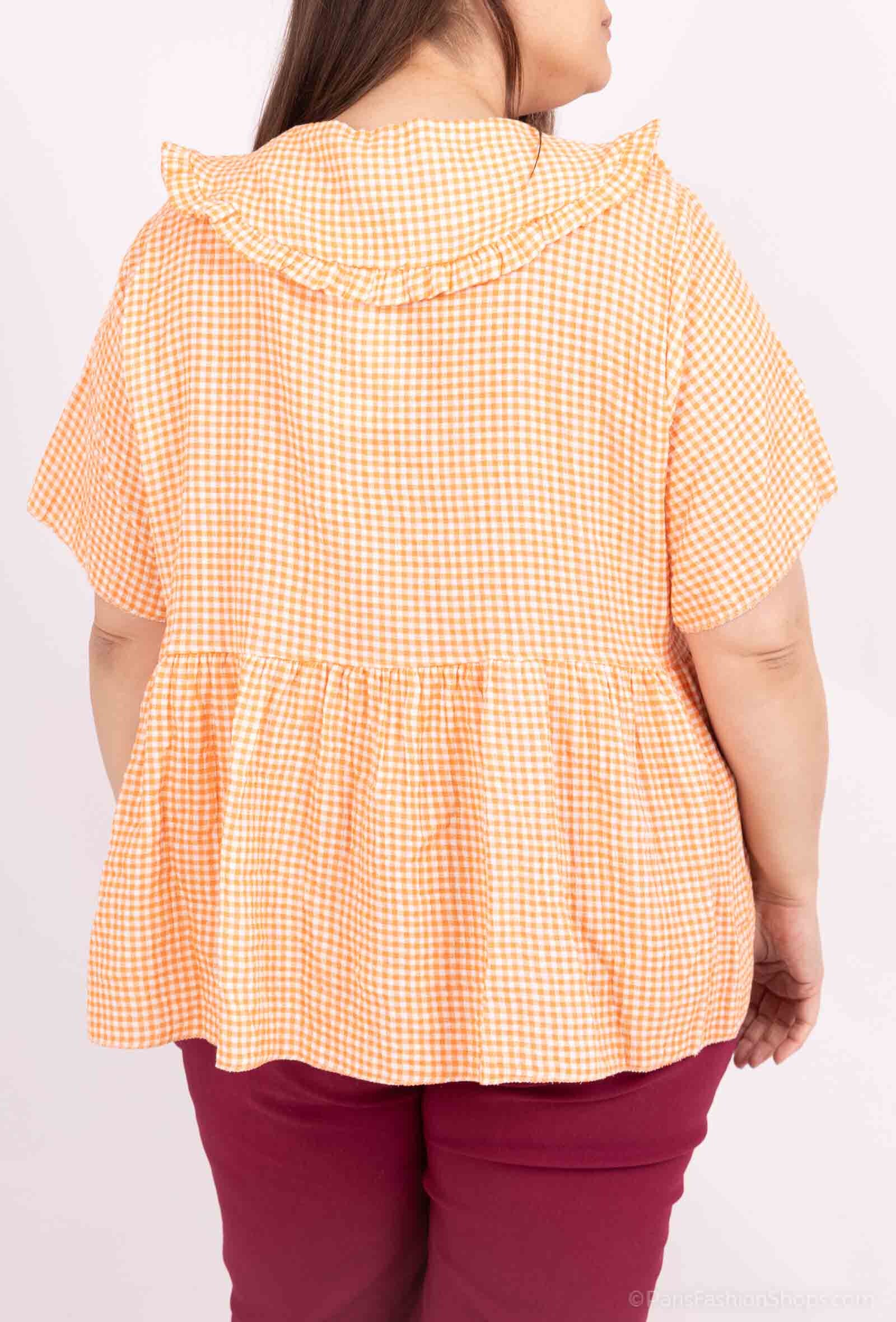Plus Size Tunika i 100% Bomull