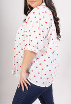 Plus Size Tunika i 100% Bomull