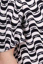 Plus Size Tunika med Bakknut och Utsvängda Ärmar