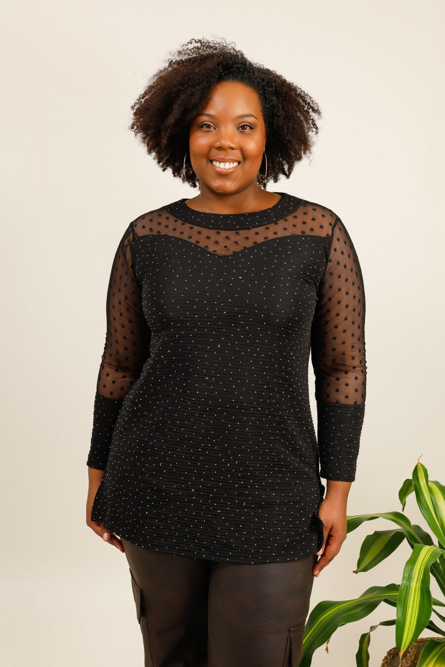 Plus size tunics i Stor Storlek