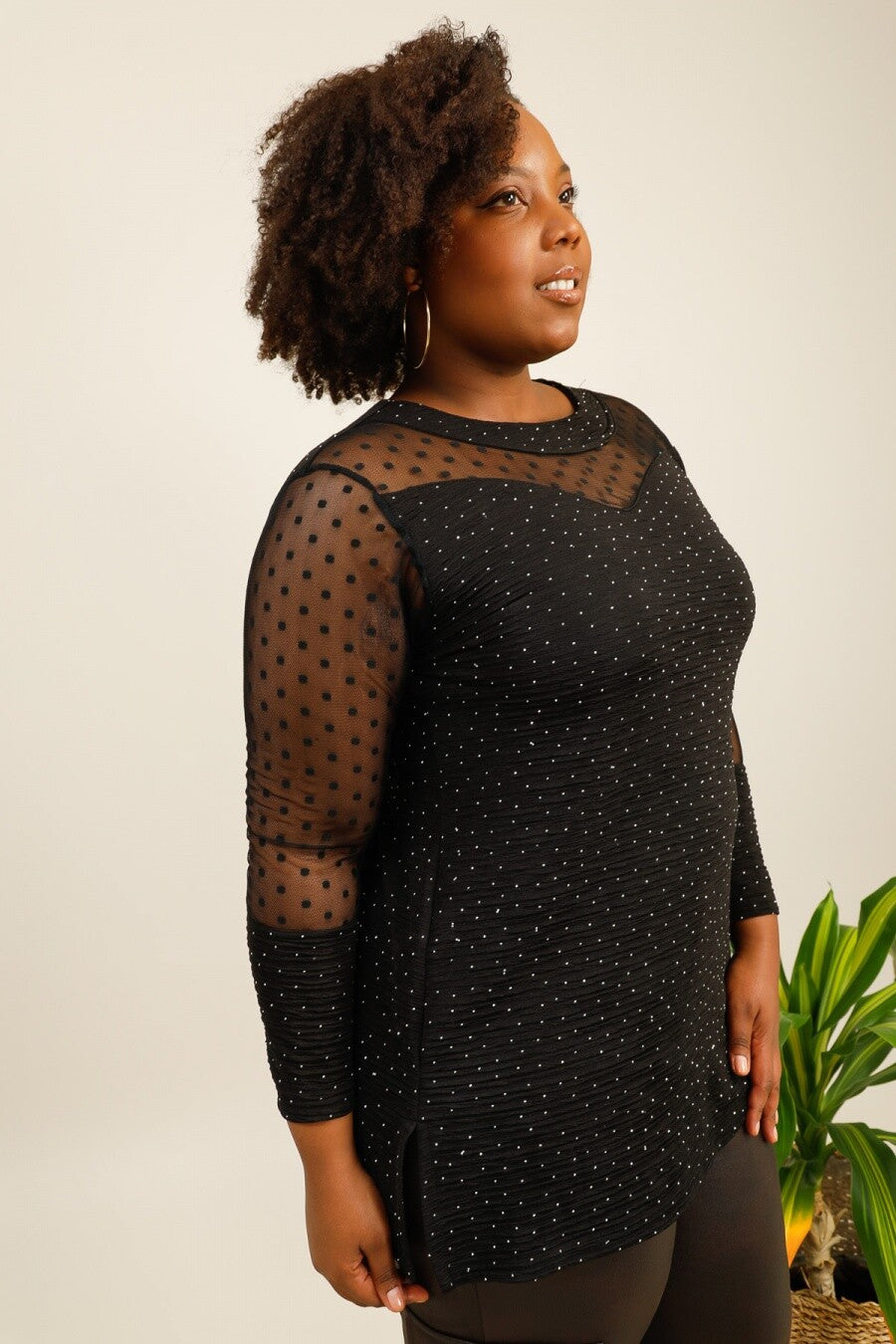 Plus size tunics i Stor Storlek