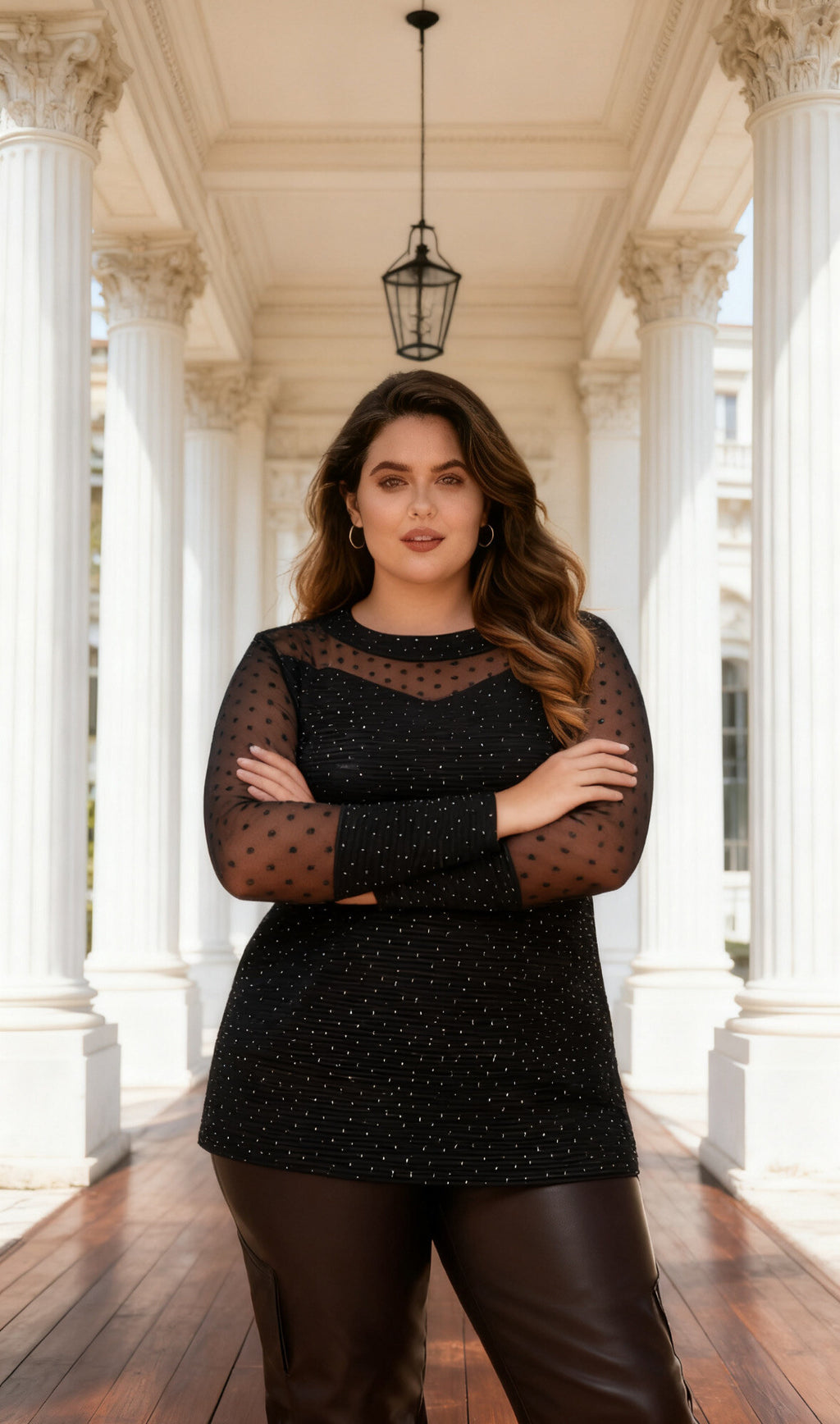 Plus size tunics i Stor Storlek