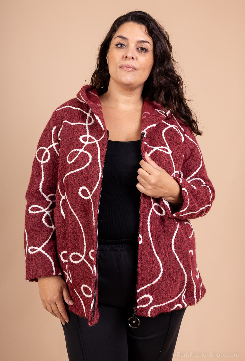 Plus size jacket i Stor Storlek