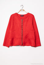 Plus Size Zipped jacket