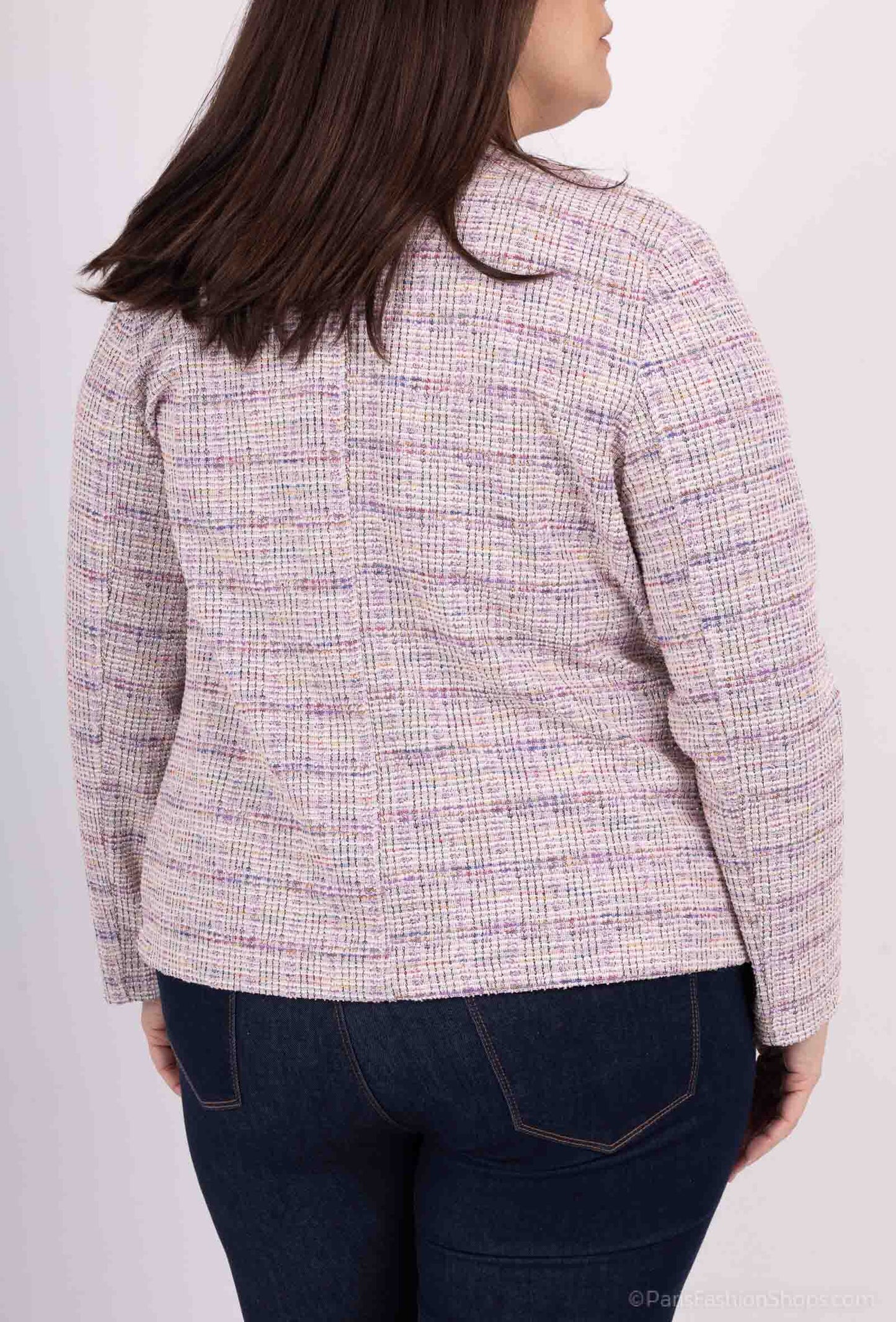 Plus Size Jacket with Pocket