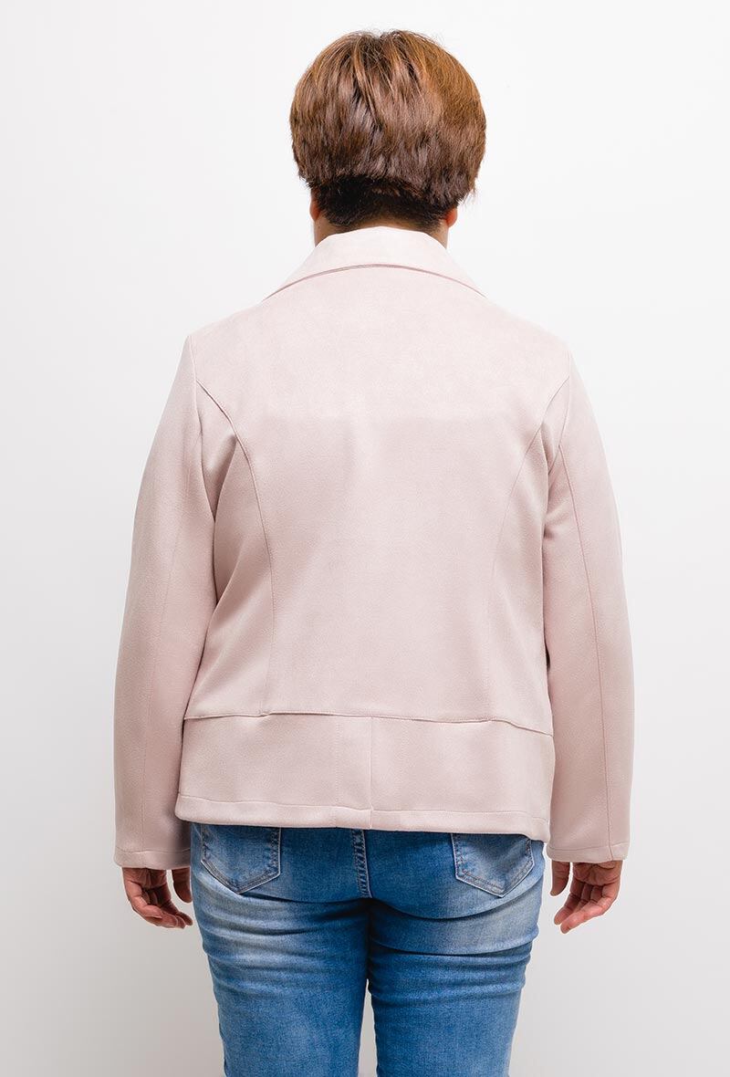 Plus Size Jacka med Guldzip