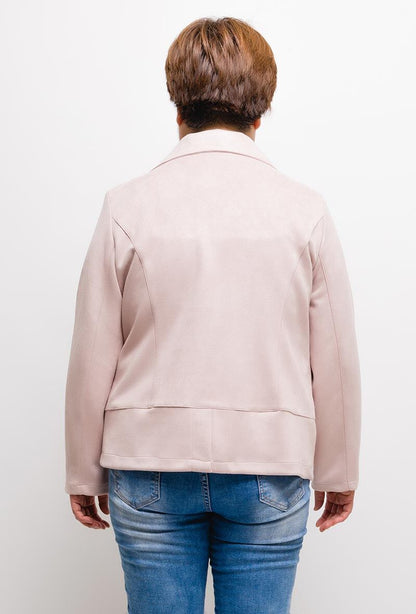 Plus Size Jacka med Guldzip