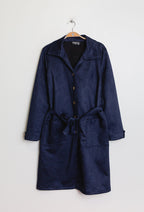 Plus Size Faux suede shirt jacket