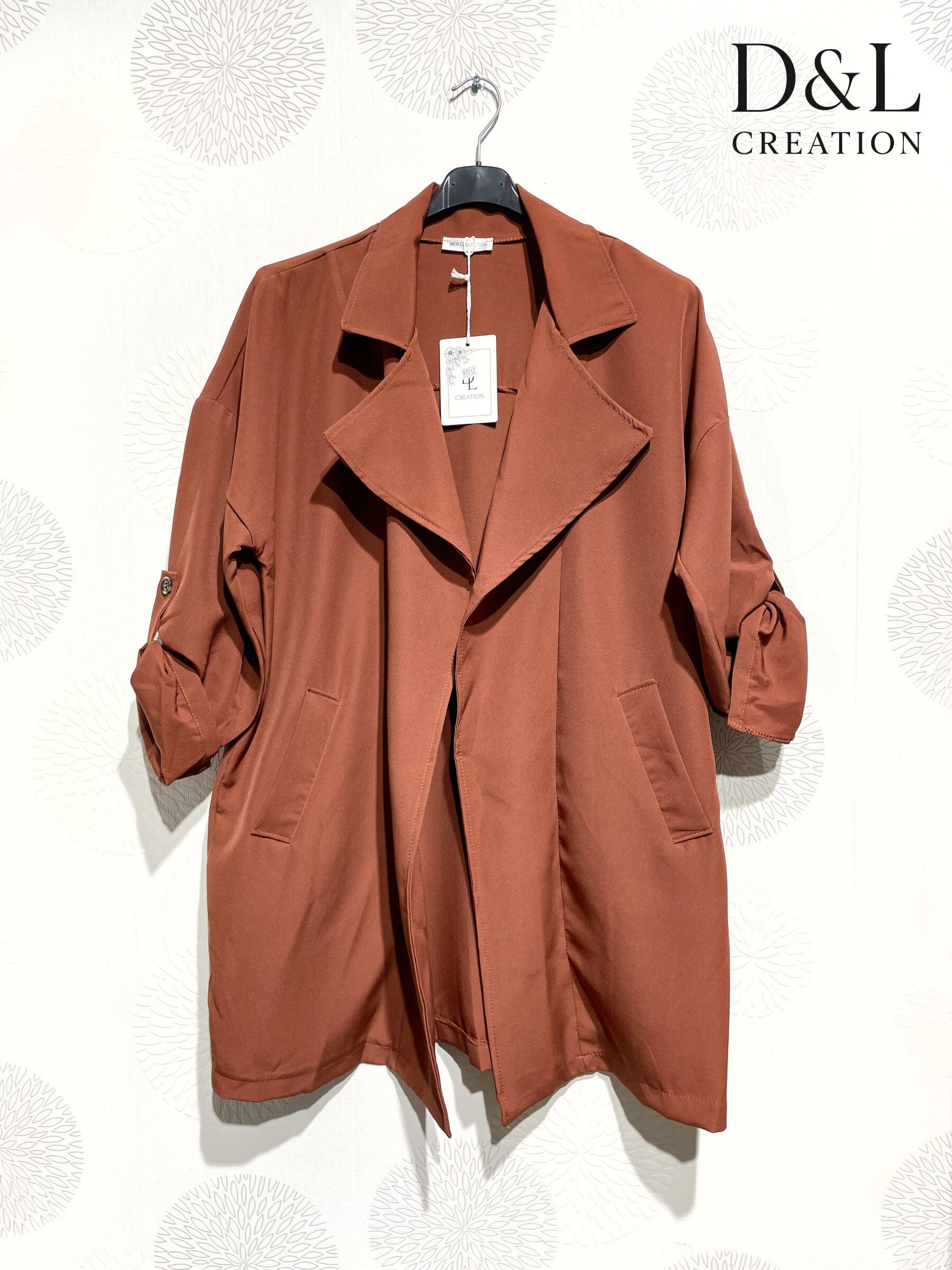 Plus Size Stylish open large size jacket T38 to T50