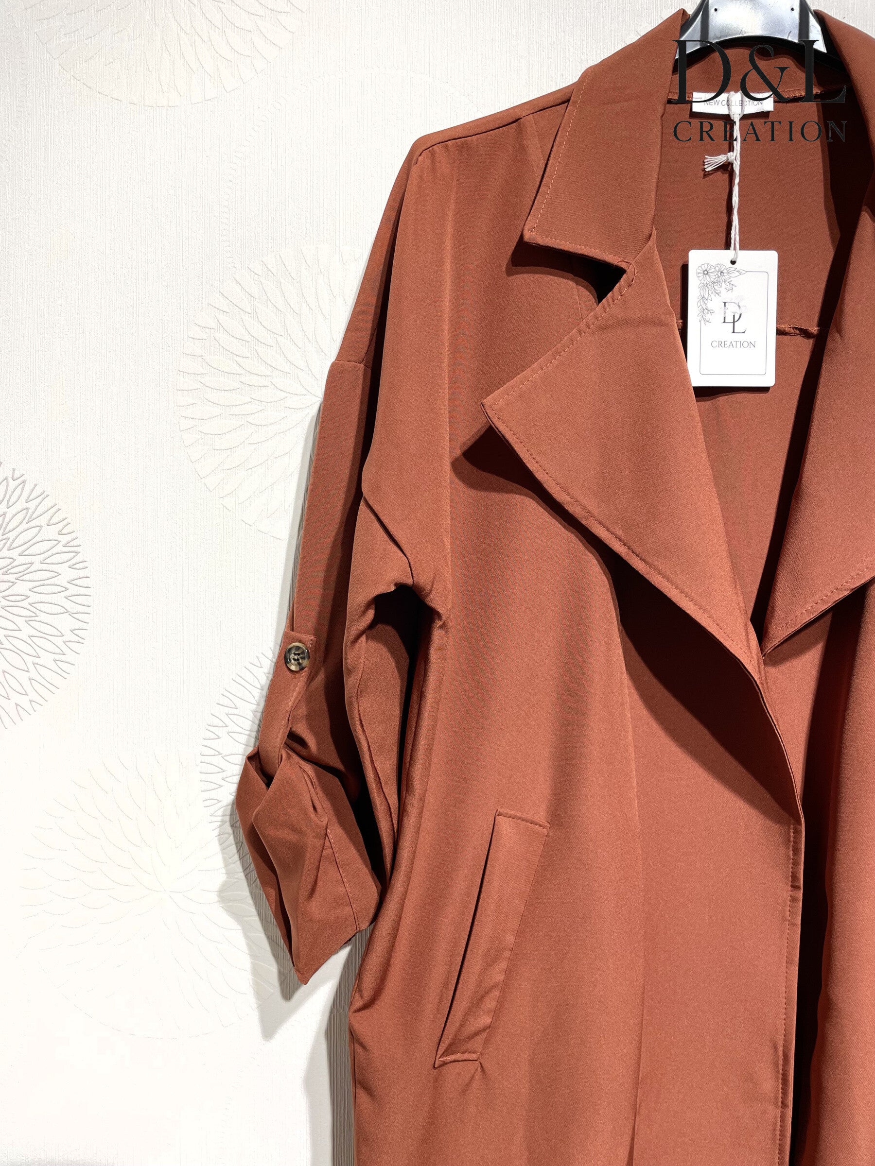 Stilren Plus Size Öppen Jacka Stl T38 till T50