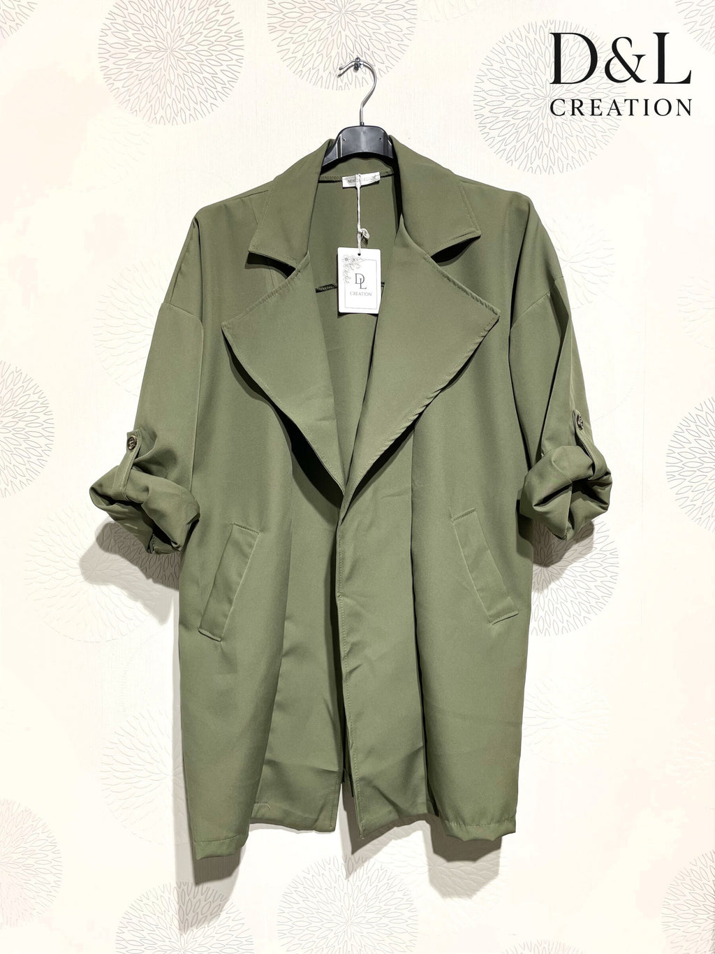 Plus Size Stylish open large size jacket T38 to T50