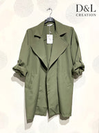 Plus Size Stylish open large size jacket T38 to T50