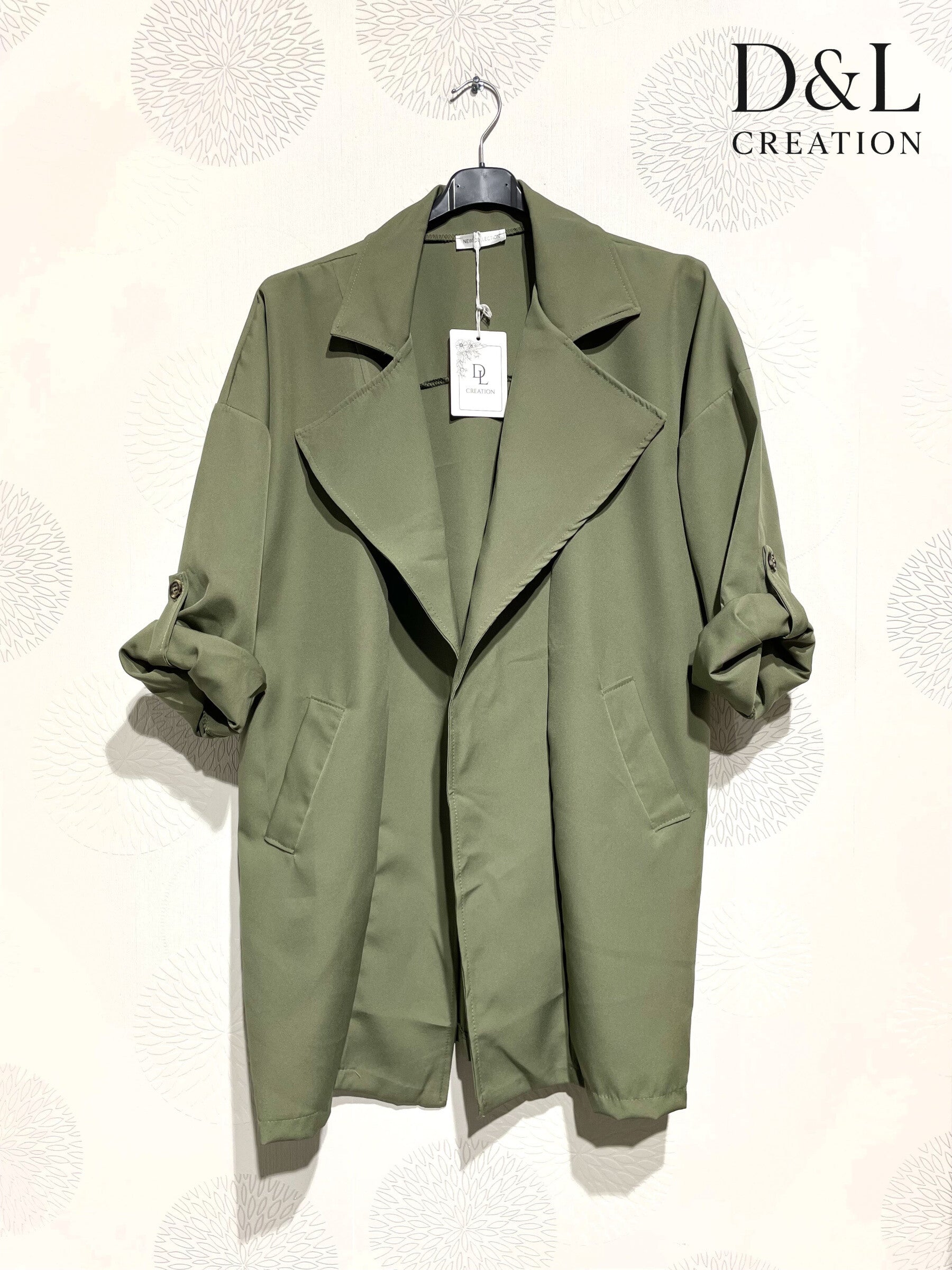 Plus Size Stylish open large size jacket T38 to T50