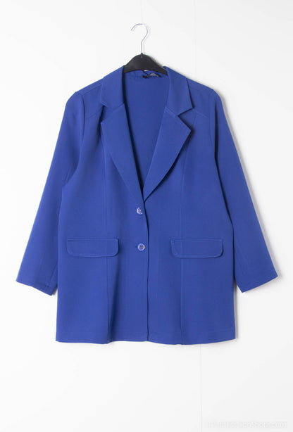 Plus Size Long suit jacket