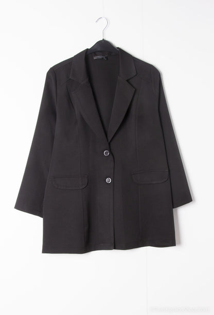 Plus Size Long suit jacket