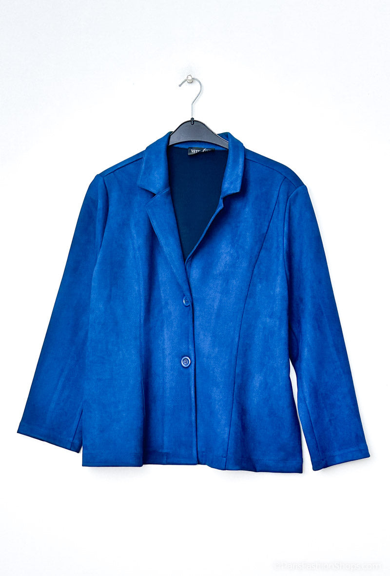 Plus Size Suede jacket