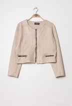 Plus Size Suede jacket