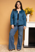Plus Size Suede jacket