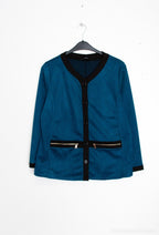 Plus Size Suede effect jacket