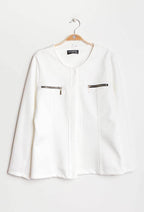 Suede jacket i Stor Storlek