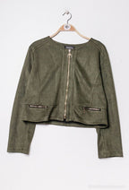 Plus Size Suede jacket