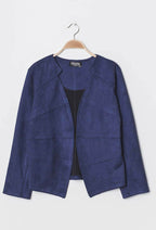 Plus Size Suede jacket