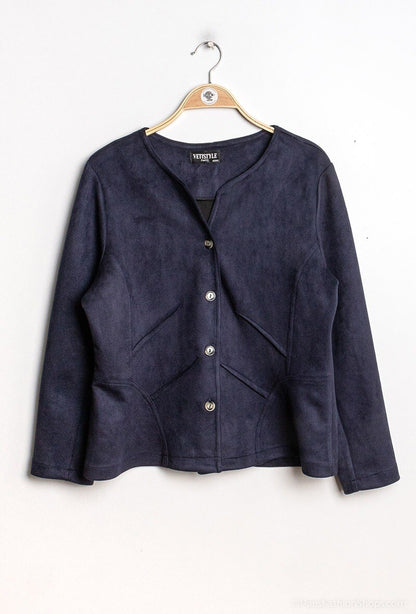 Plus Size Suede jacket
