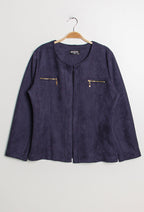 Plus Size Suede jacket