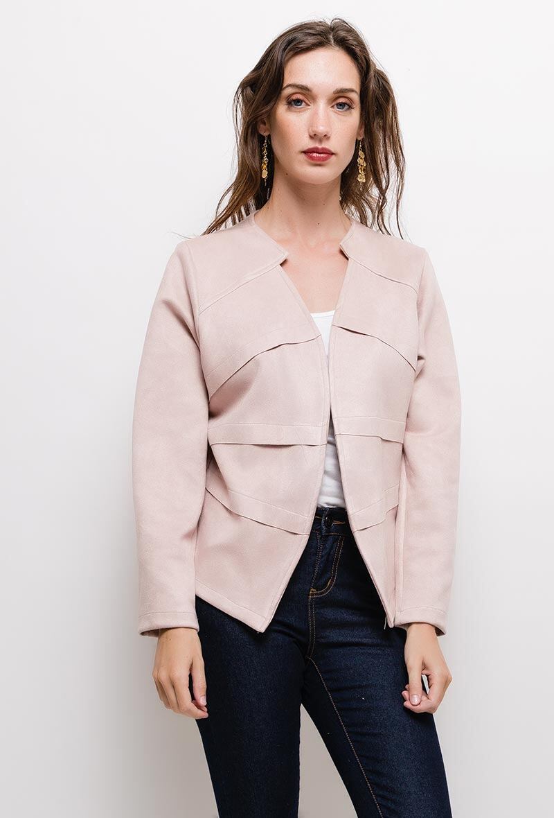 Plus Size Suede jacket