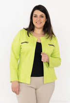 Plus Size Suede jacket