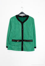 Plus Size Suede effect jacket