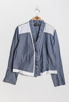 Plus Size Crinkle Effect Jacket