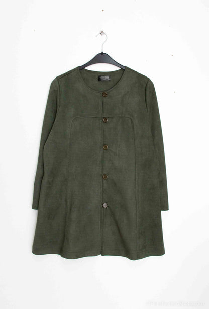 Plus Size Suede jacket