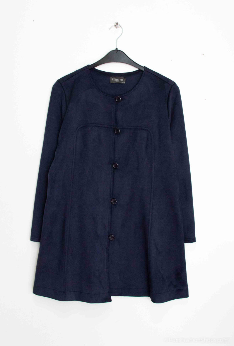 Plus Size Suede jacket