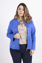 Plus Size Suede jacket
