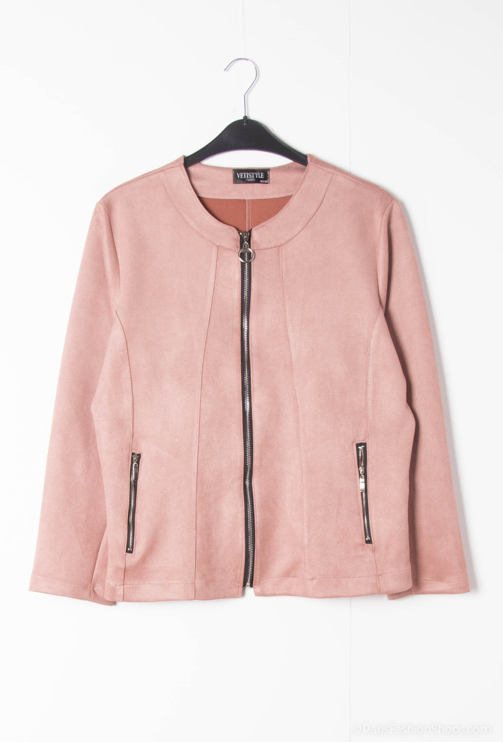 Plus Size Suede jacket