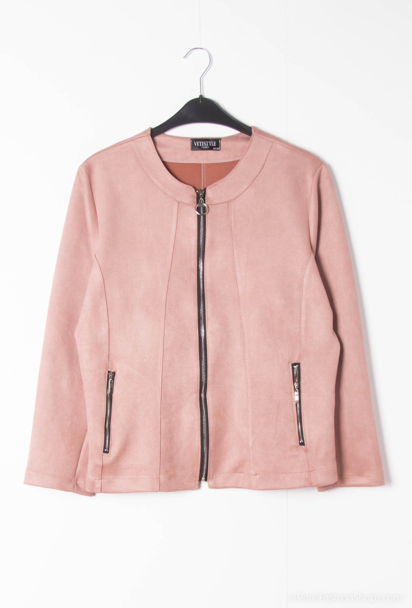 Plus Size Suede jacket
