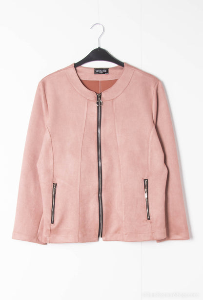 Plus Size Suede jacket