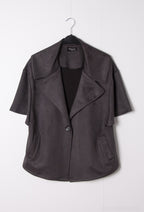 Plus Size Suede jacket